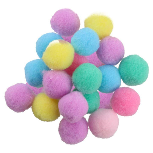 Picture of POMPOM ASSORTED PASTEL 20MM - 36 PACK